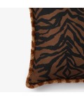 Bonnie and Neil | Cushion 60cm | Zebra Chocolate